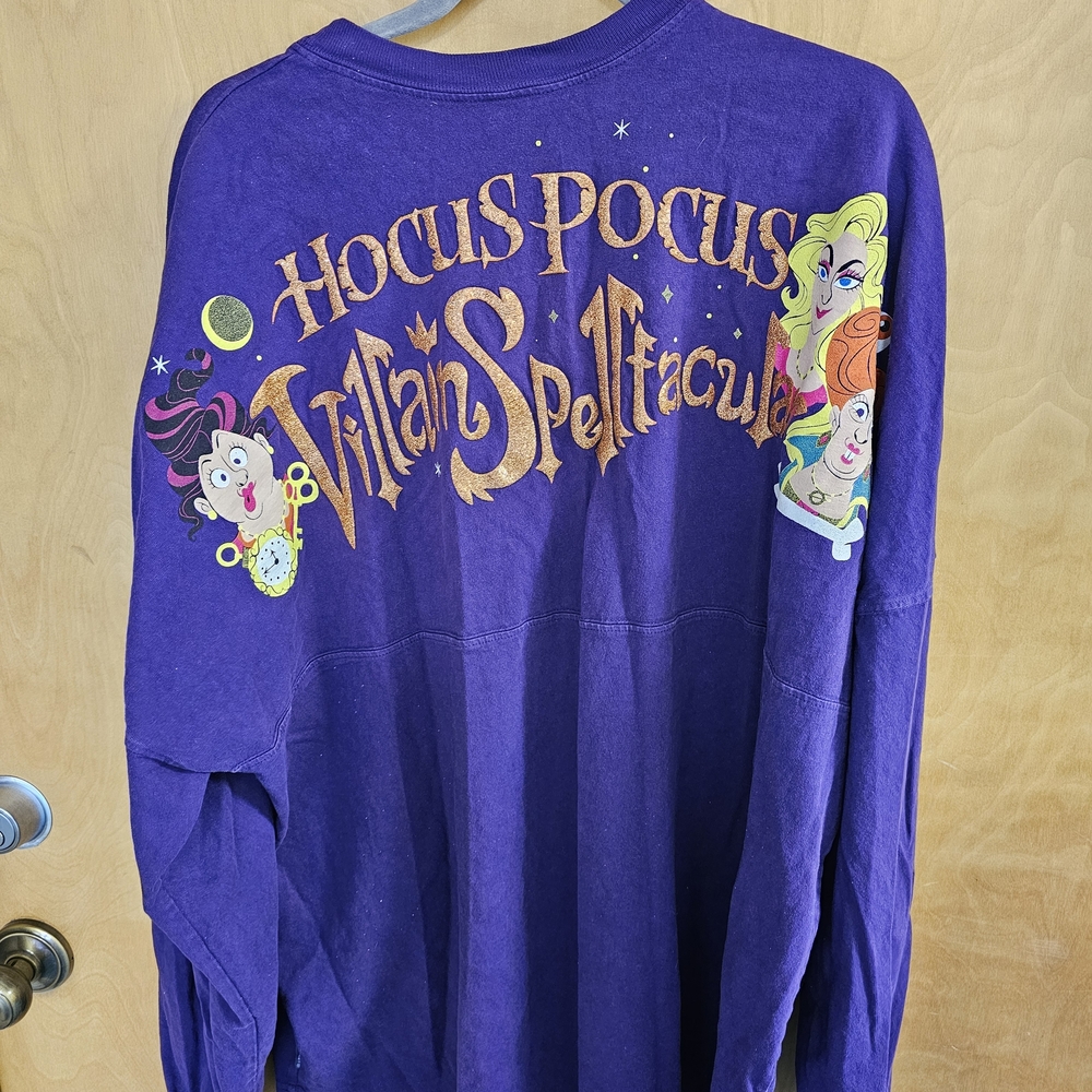 Disney Hocus Pocus Villain Spelltacular Long Sleeve Shirt - Purple Jersey